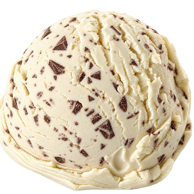 Peer crème met stukjes chocolade