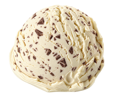 Peer crème met stukjes chocolade
