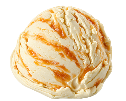 Peer crème met draai abrikoos