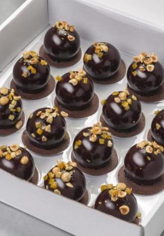 3D bol chocolademouse